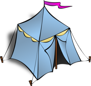 Rpg Blue Map Tent Symbol Clip Art